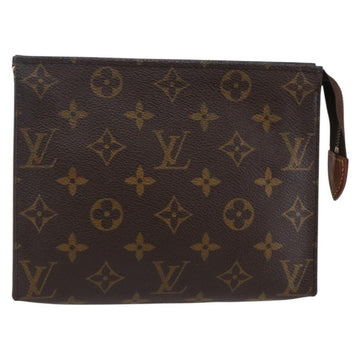 LOUIS VUITTON Monogram Poche Toilette 19 Pouch M47544 LV Auth 146227