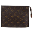 LOUIS VUITTON Monogram Poche Toilette 19 Pouch M47544 LV Auth 146227-13