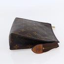 LOUIS VUITTON Monogram Poche Toilette 19 Pouch M47544 LV Auth 146227-4