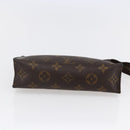 LOUIS VUITTON Monogram Poche Toilette 19 Pouch M47544 LV Auth 146227-6