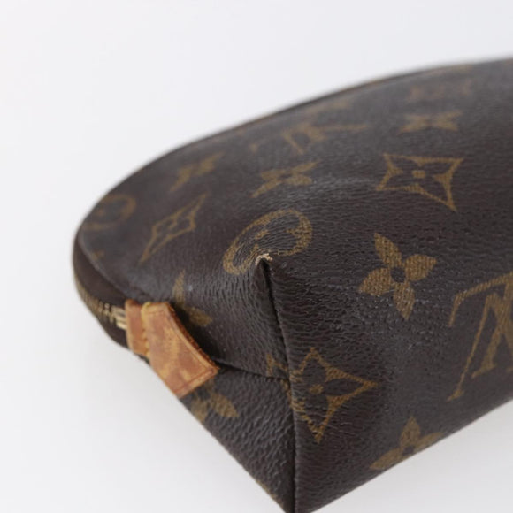 LOUIS VUITTON Monogram Pochette Cosmetic PM Pouch M43998 LV Auth 146228