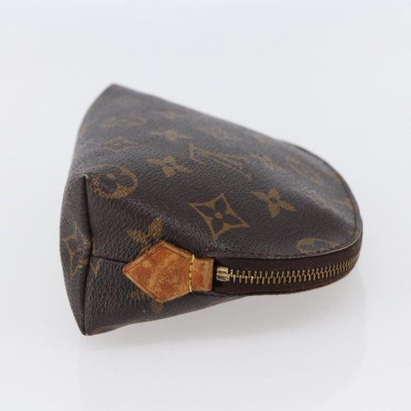 LOUIS VUITTON Monogram Pochette Cosmetic PM Pouch M43998 LV Auth 146228