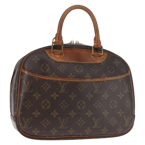 LOUIS VUITTON Monogram Trouville Hand Bag M42228 LV Auth 146231