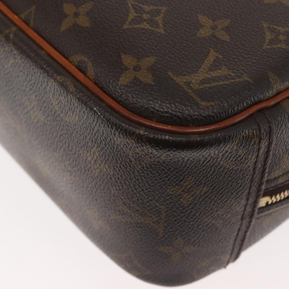 LOUIS VUITTON Monogram Trouville Hand Bag M42228 LV Auth 146231