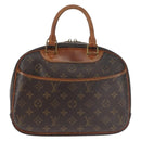 LOUIS VUITTON Monogram Trouville Hand Bag M42228 LV Auth 146231-13