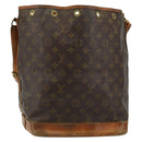 LOUIS VUITTON Monogram Noe Shoulder Bag M42224 LV Auth 146233-1