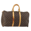 LOUIS VUITTON Monogram Keepall 45 Boston Bag M41428 LV Auth 146236-1