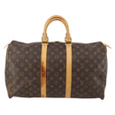 LOUIS VUITTON Monogram Keepall 45 Boston Bag M41428 LV Auth 146236-13