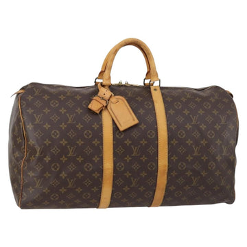 LOUIS VUITTON Monogram Keepall 55 Boston Bag M41424 LV Auth 146237
