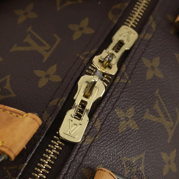 LOUIS VUITTON Monogram Keepall 55 Boston Bag M41424 LV Auth 146237