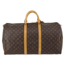 LOUIS VUITTON Monogram Keepall 55 Boston Bag M41424 LV Auth 146237-2