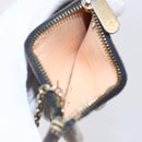 LOUIS VUITTON Multicolor Pochette Cles Coin Purse Black M13664 LV Auth 146244-11