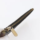 LOUIS VUITTON Multicolor Pochette Cles Coin Purse Black M13664 LV Auth 146244-5