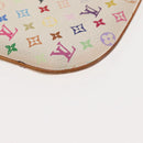 LOUIS VUITTON Monogram Multicolor Pochette MM Pouch White M60028 LV Auth 146245-10