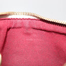 LOUIS VUITTON Monogram Multicolor Pochette MM Pouch White M60028 LV Auth 146245-14