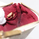 LOUIS VUITTON Monogram Multicolor Pochette MM Pouch White M60028 LV Auth 146245-17