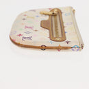 LOUIS VUITTON Monogram Multicolor Pochette MM Pouch White M60028 LV Auth 146245-4