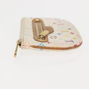 LOUIS VUITTON Monogram Multicolor Pochette MM Pouch White M60028 LV Auth 146245-5