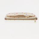 LOUIS VUITTON Monogram Multicolor Pochette MM Pouch White M60028 LV Auth 146245-6