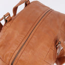 CHANEL Wild Stitch Matelasse Shoulder Bag Leather Brown CC Auth 146246-6