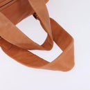 CHANEL Wild Stitch Matelasse Shoulder Bag Leather Brown CC Auth 146246-7