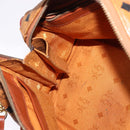 MCM Vicetos Logogram Hand Bag PVC 2way Brown Gold Auth 146250-19