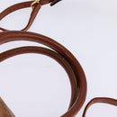 MCM Vicetos Logogram Hand Bag PVC 2way Brown Gold Auth 146250-8