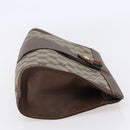 GUCCI GG Supreme Web Sherry Line Clutch Bag PVC Beige Red 156 01 033 Auth 146257-4