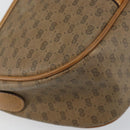 GUCCI Micro GG Supreme Web Sherry Line Bag PVC Beige Gold 89 02 032 Auth 146259-15