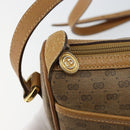 GUCCI Micro GG Supreme Web Sherry Line Bag PVC Beige Gold 89 02 032 Auth 146259-20