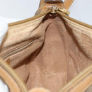 GUCCI Micro GG Supreme Web Sherry Line Bag PVC Beige Gold 89 02 032 Auth 146259-22