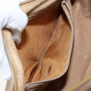 GUCCI Micro GG Supreme Web Sherry Line Bag PVC Beige Gold 89 02 032 Auth 146259-24