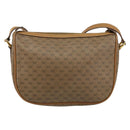 GUCCI Micro GG Supreme Web Sherry Line Bag PVC Beige Gold 89 02 032 Auth 146259-2