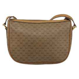 GUCCI Micro GG Supreme Web Sherry Line Bag PVC Beige Gold 89 02 032 Auth 146259 - 0