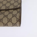 GUCCI GG Supreme Shoulder Bag PVC Beige Gold 94 02 050 Auth 146260-11