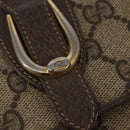 GUCCI GG Supreme Shoulder Bag PVC Beige Gold 94 02 050 Auth 146260-14