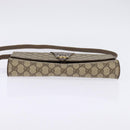 GUCCI GG Supreme Shoulder Bag PVC Beige Gold 94 02 050 Auth 146260-9