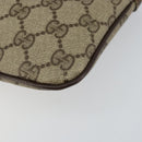 GUCCI GG Supreme Web Sherry Line Bag PVC Beige Gold 904 02 047 Auth 146261-9