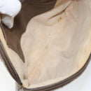 GUCCI GG Supreme Web Sherry Line Bag PVC Beige Gold 904 02 047 Auth 146261-11