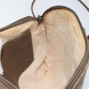 GUCCI GG Supreme Web Sherry Line Bag PVC Beige Gold 904 02 047 Auth 146261-18