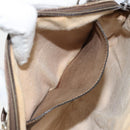 GUCCI GG Supreme Web Sherry Line Bag PVC Beige Gold 904 02 047 Auth 146261-20