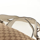 GUCCI GG Canvas Horsebit Tote Bag 2way Beige Gold 232949 Auth 146265-16
