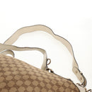 GUCCI GG Canvas Horsebit Tote Bag 2way Beige Gold 232949 Auth 146265-19