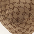 GUCCI GG Canvas Horsebit Tote Bag 2way Beige Gold 232949 Auth 146265-20