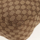 GUCCI GG Canvas Horsebit Tote Bag 2way Beige Gold 232949 Auth 146265-21