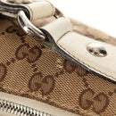 GUCCI GG Canvas Horsebit Tote Bag 2way Beige Gold 232949 Auth 146265-10