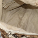 GUCCI GG Canvas Horsebit Tote Bag 2way Beige Gold 232949 Auth 146265-11