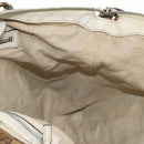 GUCCI GG Canvas Horsebit Tote Bag 2way Beige Gold 232949 Auth 146265-30
