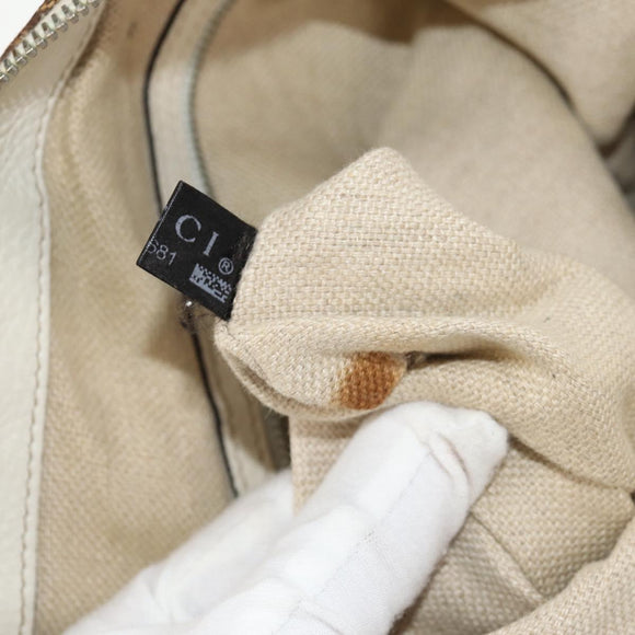 GUCCI GG Canvas Horsebit Tote Bag 2way Beige Gold 232949 Auth 146265