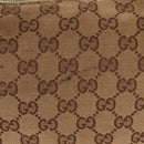 GUCCI GG Canvas Horsebit Tote Bag 2way Beige Gold 232949 Auth 146265-3